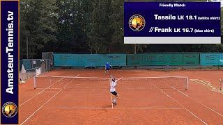 Amateur Tennis Full Match LK 16.7 vs LK 18.1 (NTRP 3.5)