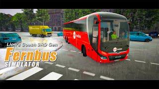 Man Lion's Coach 3rd Gen - Fernbus Simulator Gameplay | Thrustmaster T300RS