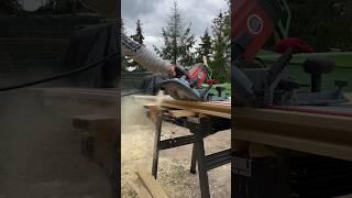 Mafell K85 in steico with 45°  #woodworking #howto #mafell #carpenter #diy #shorts #selfmade