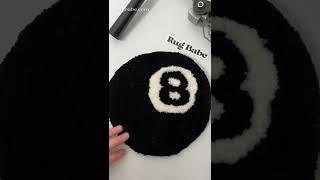 Eight-ball Emoji Rug 