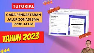 Cara Pendaftaran Jalur Zonasi SMA 2023 Jawa Timur