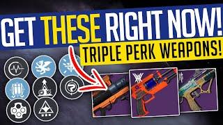 Destiny 2 | GET THESE RIGHT NOW! How To Get TRIPLE PERK Weapons! - Season of the Haunted