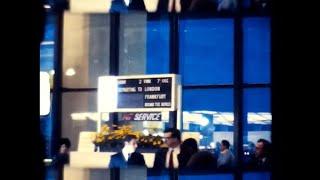 8MM: 1970s PanAm flight JFK-London | feat. Smoking on plane and inflight movie