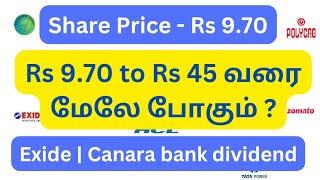 best penny stocks to buy now 2024 tamil canara bank share dividend under 10 rupees share #pennystock