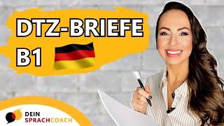 DTZ |  telc B1 Briefe schreiben (Deutsch lernen | Deutschprüfung | A2 | B1)