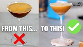 Make BETTER Espresso Martinis: 3 Easy Tips! 