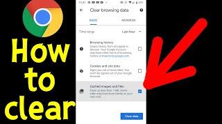 How to clear Cache in Chrome (Android Phone, 2023)
