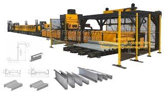 roll forming line for omega profile | C U Omega roll forming machinery