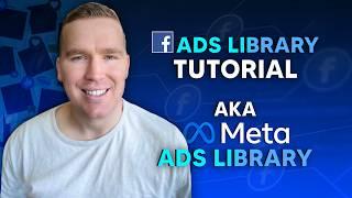 Facebook Ads Library Tutorial | AKA Meta Ads Library