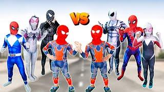 What If 10 SPIDER-MAN  in 1 HOUSE..? KID SPIDER MAN, Who are you??? (SPECIAL ACTION REAL LIFE )