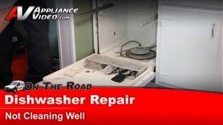 Whirlpool Dishwasher Repair - Not Cleaning Well - Spinner