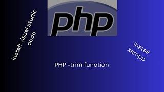 PHP trim string