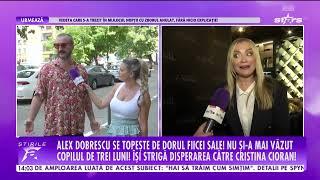 Alex Dobrescu, supărat că nu se poate întoarce la Cristina Cioran, iubirea vieții lui!