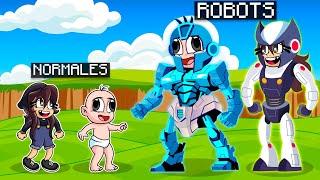 ¡BEBE NOOB SE CONVERTIO EN ROBOT!   BEBE NOOB Y NOOBSI SON ROBOTS EN MINECRAFT