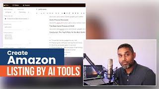 Create Amazon Listing by AI Tools