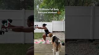 FRQNCYFIT: 20 minute full body backyard workout