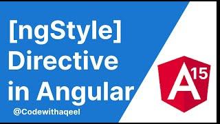 Angular | ngstyle directive in angular | How to use