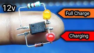 How to make 12v battery charger || auto cut off 12v battery charger