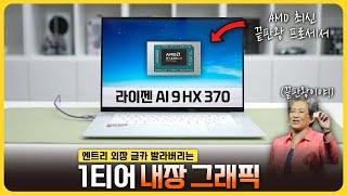 내장 그래픽 끝판왕 AMD 프로세서를 테스트 해봤습니다! [라이젠 HX 370 vs 8840U]