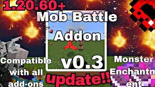 Mob Battle Stick Add-on v0.3 update!!!! 1.20.60+ Compatible with other add-ons!!