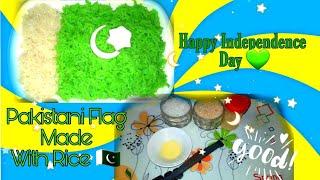 #independence day #shortsPakistan Flag made with rice | 14 August Special  | Lifeskills with Noor