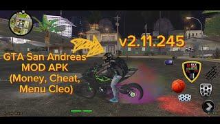 GTA San Andreas mod apk v2.11.245  (Money, Cheat, Menu Cleo) free game in 2024