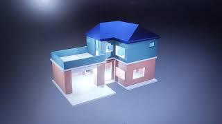 Pubg Mobile squad house 3d model in blender