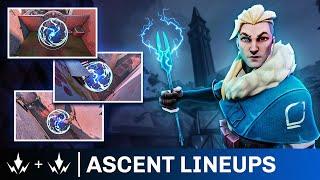 SOVA Lineups ASCENT (Double Shock Darts) - VALORANT