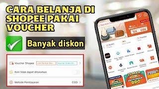 Cara belanja di SHOPEE pakai voucher terbaru 2024 - diskon 50 % 