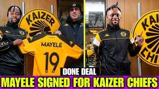 Mayele To Kaizer Chiefs CONFIRMED - CHIEFS SIGNED A NEW STRIKER (BREAKING NEWS)