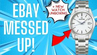 eBay Messed Up! - Grand Seiko SBGX355G Unboxing