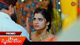 Sneham Kosam- Promo | 30 Oct 2024  | Telugu Serial | Gemini TV