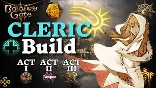 Ultimate Support BUILD | Baldur's Gate 3 Cleric Life Domain Multi Class