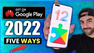 5 Easy ways to get Google Play on Huawei (2022)