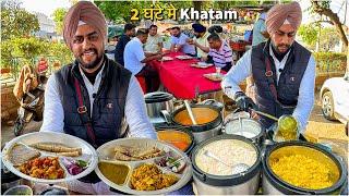 Canadian SardarG ka Roadside Punjabi Dhaba | Street Food India | NRI Thali