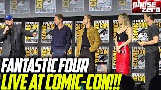 Fantastic Four Cast & Fantasticar FULL VIDEO At Marvel Hall H - SDCC 2024!