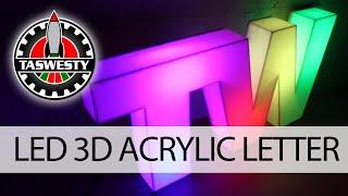 DIY LED Acrylic Dimensional Letters