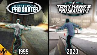 Tony Hawk's Pro Skater 1+2 vs Original | Direct Comparison
