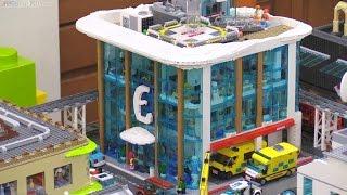 Custom LEGO Hospital full detailed tour!  