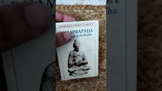 Dhammapada pocket book. #booktube #pocketbook #buddhism #buddha #buddhasayings #dhammapada #review