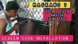 Screen Door Analok / Analoc Aluminum Screen Door Price and Installation PH
