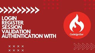 TUTORIAL CODEIGNITER 4 - MEMBUAT LOGIN REGISTER SESSION VALIDATION AUTHENTICATION - FULL 1 JAM