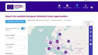 How to apply for ESC (European Solidarity Corps)