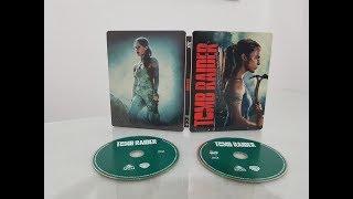 Tomb Raider 2018 3D/2D Steelbook Edition Bluray Movie unboxing