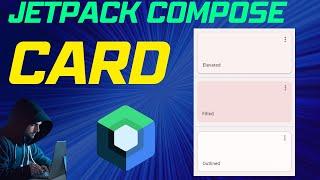 Jetpack Compose Material 3 Complete Tutorial Kotlin Android Studio 11: Card