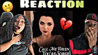 HER VOICE IS SO POWERFUL!! EVANESCENCE - CALL ME WHEN YOU'RE SOBER (REACTION)