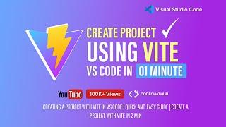 How to Create Vite Project In VS Code | Create Project With Vite Step by Step | React + Vite Project