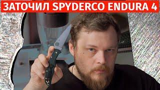 Как я восстановил Spyderco Endura 4: Путешествие от заточки на коленке до любителя ️