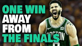 The Celtics are ONE win away from the finals