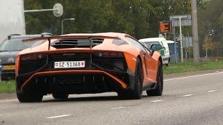 DAMAGED Lamborghini Aventador LP750-4 SV | INSANE REDLINE REVS!!